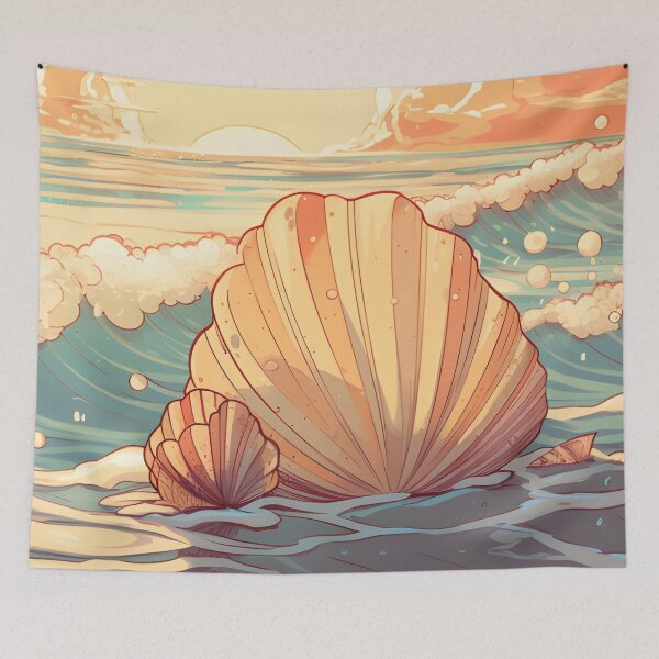 Item preview, Boho Aesthetic Seashells designed and sold by FluffyCute.
