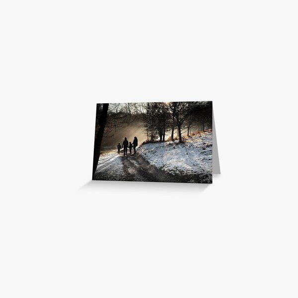 Winter Walk Greeting Card