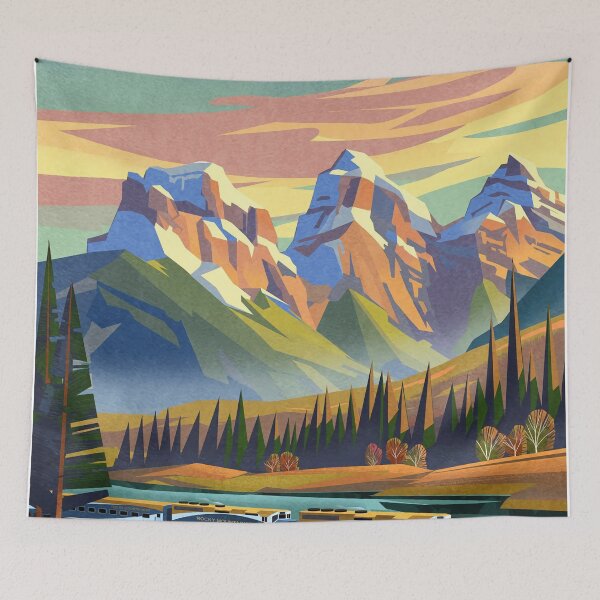 Item preview, Mountain Morning View  designed and sold by bianchimarion.