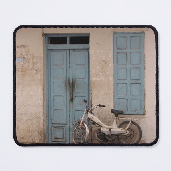 Item preview, Tunisian Moped, Photograph by Noora Elkoussy designed and sold by Noora Elkoussy.