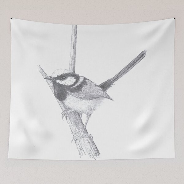 Item preview, Fairy Wren / Blue Wren designed and sold by LyndaAnne.