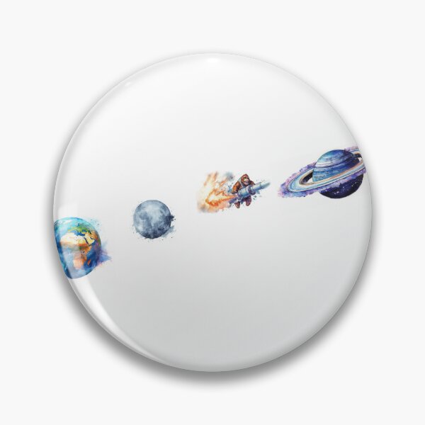 Item preview, Apes Trip To Uranus Watercolor Mug designed and sold by Big Boom Creations.