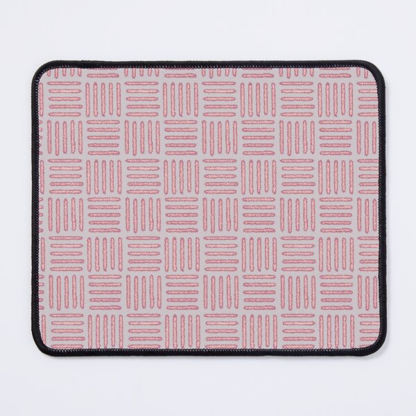 Item preview, Hand Drawn Basket Weave Repeat Pattern Magenta and Gray designed and sold by rhombusOnion.