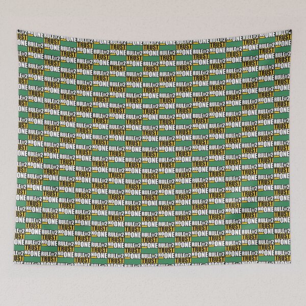 Item preview, rule 2 trust no one   designed and sold by sherrylynnX.