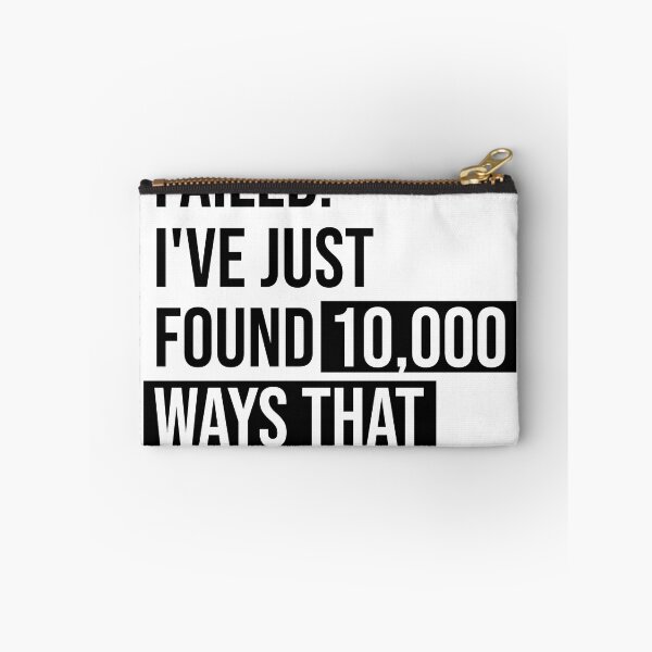 Item preview, I Have Not Failed - Thomas Alva Edison Quote - Literature - Typography Print designed and sold by Studio Grafiikka.