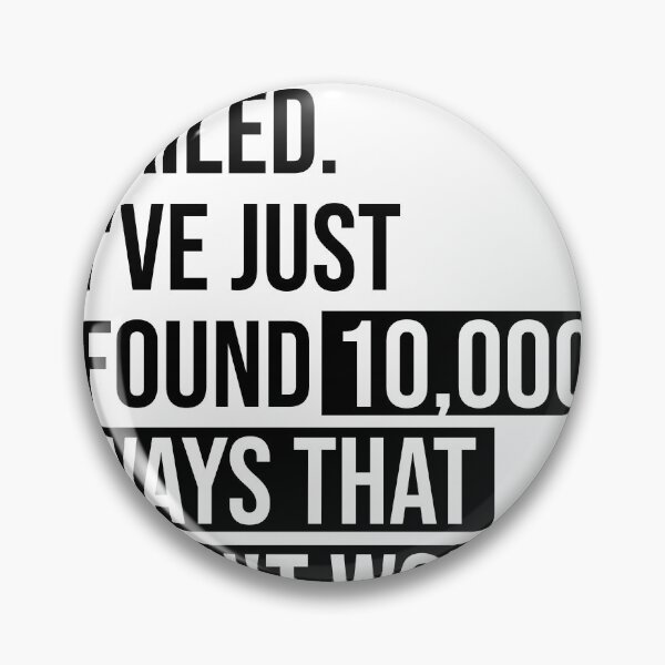 Item preview, I Have Not Failed - Thomas Alva Edison Quote - Literature - Typography Print designed and sold by Studio Grafiikka.