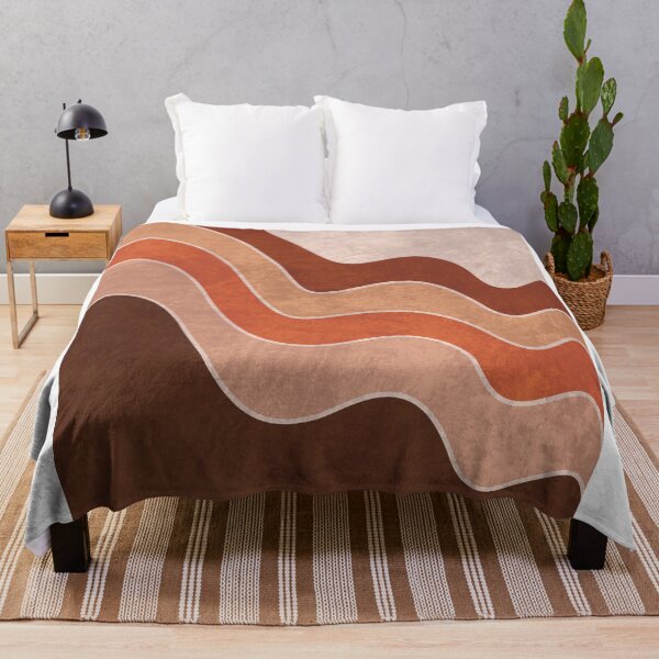 Aperçu de l'œuvre Cascade - Minimal Brown Abstract créée et vendue par Studio Grafiikka.
