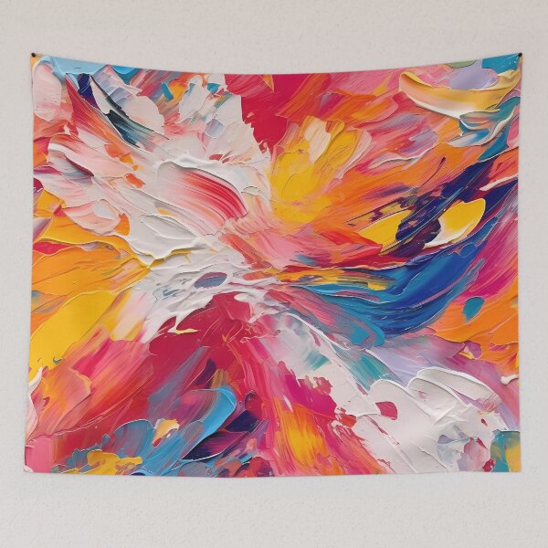 Item preview, Rainbow Burst: Colorful Paint Spill Pattern Accessory designed and sold by GutySign.
