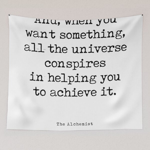 Item preview, The Alchemist - Paulo Coelho Quote - Literature - Typewriter Print designed and sold by Studio Grafiikka.