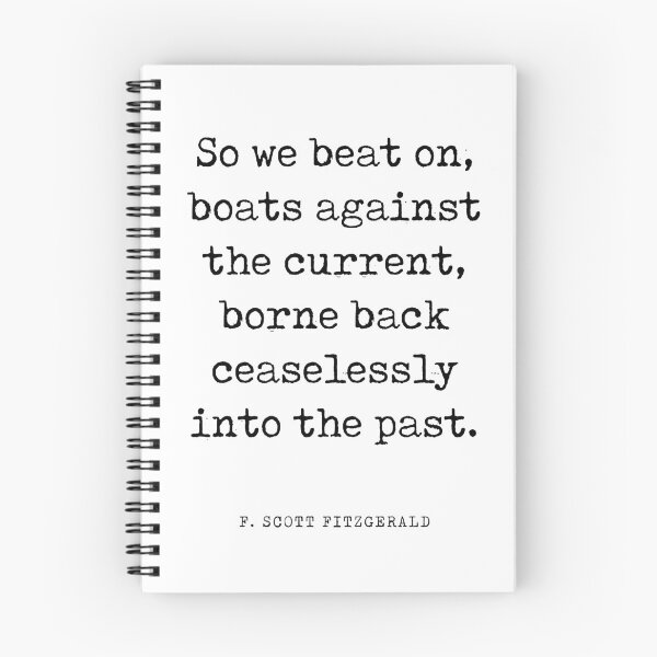 Item preview, So we beat on - F. Scott Fitzgerald Quote - Literature - Typewriter Print designed and sold by Studio Grafiikka.