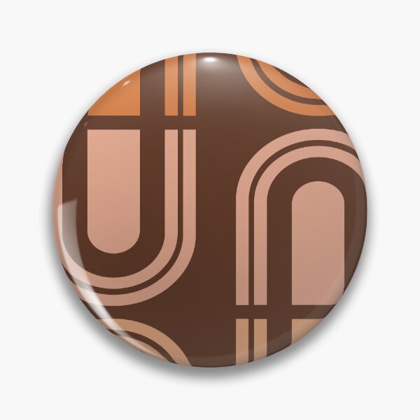 Item preview, Mid Century Modern Print 03 - Minimal Geometric Poster - Stylish, Abstract, Contemporary - Brown designed and sold by Studio Grafiikka.
