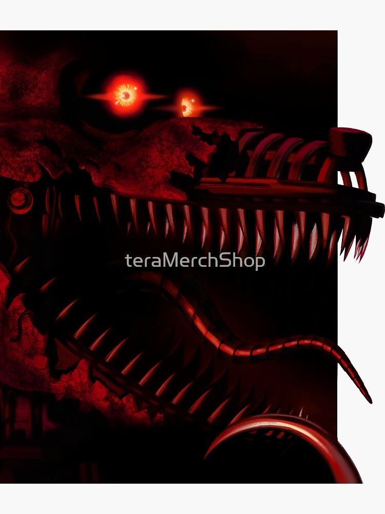 Five Nights at Freddy's - FNAF 4 - Nightmare Foxy - Fredbear - Sticker