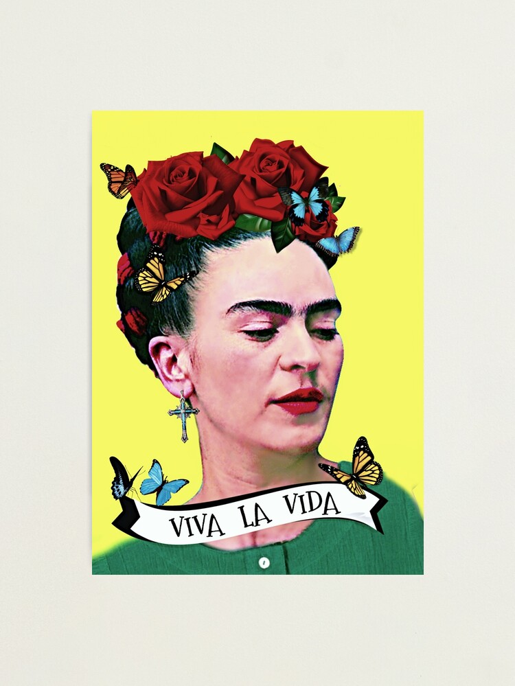 Frida Kahlo Viva La Vida Photographic Print for Sale by FridaArtGallery