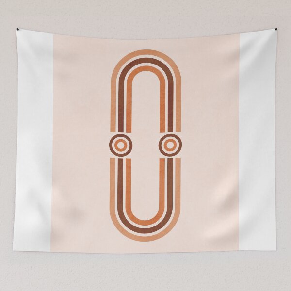 Item preview, Mid Century Modern Print 04 - Minimal Geometric Poster - Stylish, Abstract, Contemporary - Brown designed and sold by Studio Grafiikka.