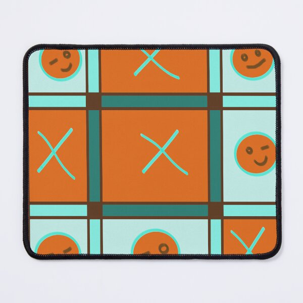 Item preview, Orange smiley Tic Toc Toe designed and sold by hermarartonline.