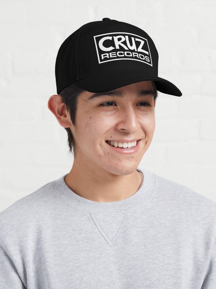 直売卸し売り CRUZ RECORDS vintage cap 90s black flag - 帽子