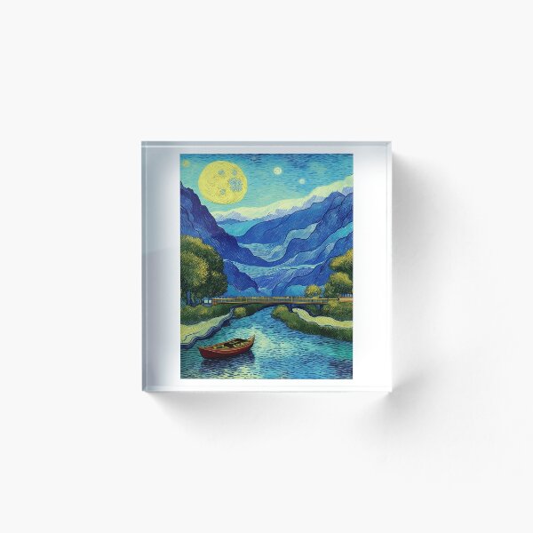 Artikelvorschau, Ruhe am Fluss – Van-Gogh-Stil entworfen und verkauft von Horacije.