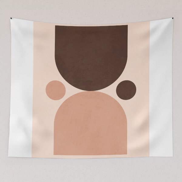 Item preview, Mid Century Modern Print 07 - Minimal Geometric Poster - Stylish, Abstract, Contemporary - Brown designed and sold by Studio Grafiikka.