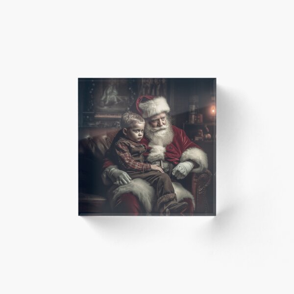 Item preview, Santa visiting a child designed and sold by WorldOfHolidays.