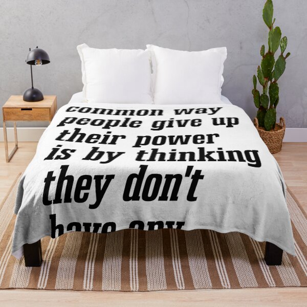 Item preview, People give up their power - Alice Walker Quote - Literature - Typography Print designed and sold by Studio Grafiikka.
