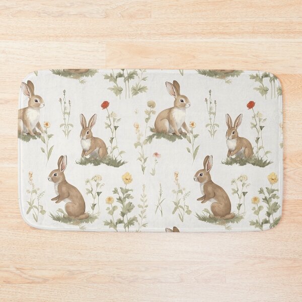 Item preview, Bunnies rabbit  designed and sold by fleurdesignart.