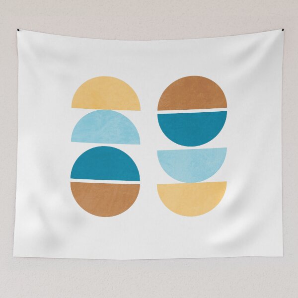 Item preview, Mid Century Modern Print 15 - Minimal Geometric Poster - Stylish, Abstract, Contemporary - Coastal designed and sold by Studio Grafiikka.
