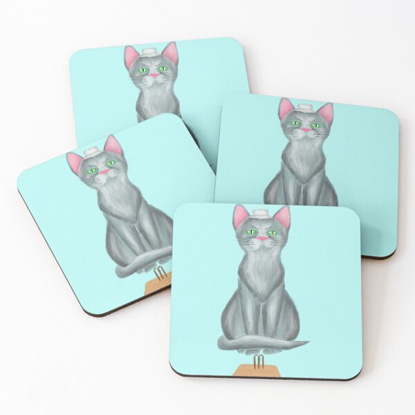 Item preview, Grumpy cricket umpire cat designed and sold by aditikkumar.