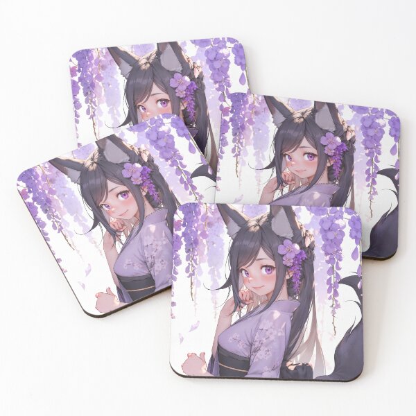 Item preview, Wisteria Wolfgirl designed and sold by AiLoveAnime.