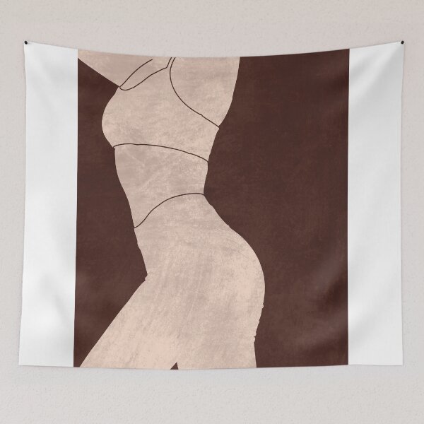 Item preview, Aesthetique - Female Figure - Minimal Contemporary Abstract 01 designed and sold by Studio Grafiikka.