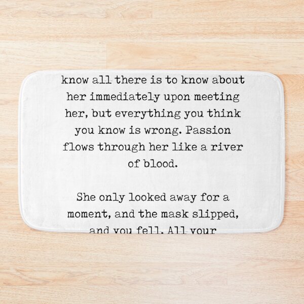 Item preview, A River of Blood - Neil Gaiman Quote - Literature - Typewriter Print designed and sold by Studio Grafiikka.
