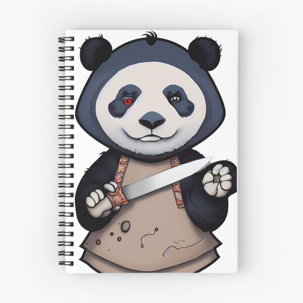 Item preview, Psycho Cartoon Panda Holding a Knife designed and sold by DesigningLife.
