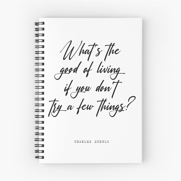 Item preview, What's the good of living - Charles M. Schulz Quote - Literature - Typography Print designed and sold by Studio Grafiikka.