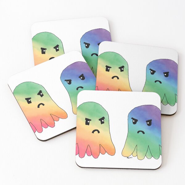 Item preview, Two grumpy octopus friends rainbow designed and sold by aditikkumar.