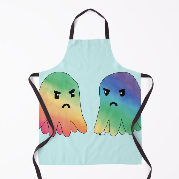 Item preview, Two grumpy octopus friends rainbow designed and sold by aditikkumar.
