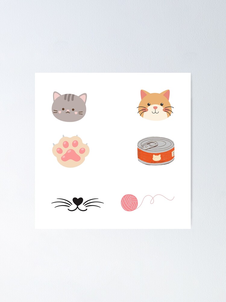 Cat Stickers, Stickers for Cat Lovers, Cat Sticker Bundle