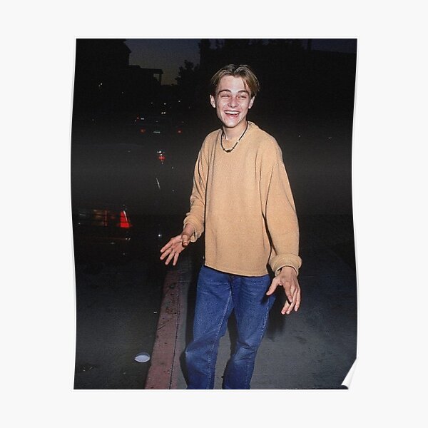 jeune leonardo dicaprio Poster
