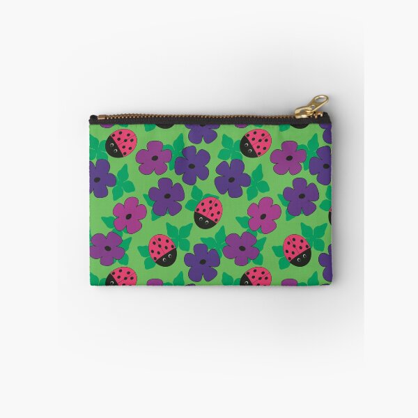 Item preview, Flower Blossoms and Ladybug Beetles Seamless Repeat Pattern designed and sold by MoePark.