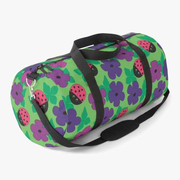 Item preview, Flower Blossoms and Ladybug Beetles Seamless Repeat Pattern designed and sold by MoePark.