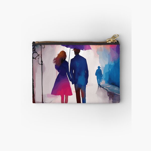 Item preview, A romantic couple strolling at night painting designed and sold by mefirefire.