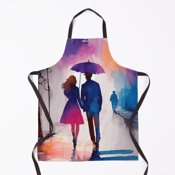 Item preview, A romantic couple strolling at night painting designed and sold by mefirefire.