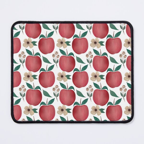 Item preview, Red Apples on White Background designed and sold by Blanca-and-Rose.