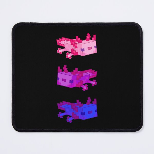 Item preview, Bisexual Pride Axolotl Set designed and sold by Splash-of-Ink.