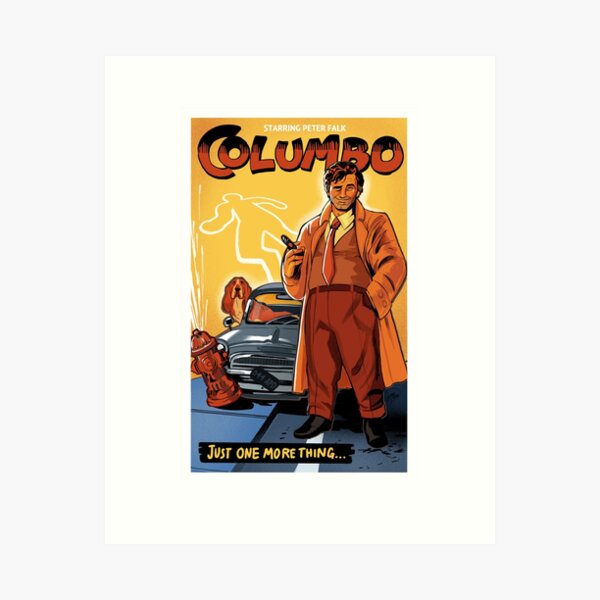 Item preview, Columbo - Vintage Mockup Poster designed and sold by Gorjee.