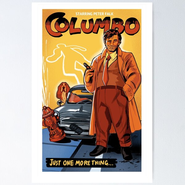 Item preview, Columbo - Vintage Mockup Poster designed and sold by Gorjee.