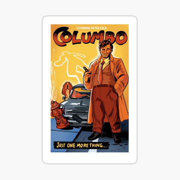 Item preview, Columbo - Vintage Mockup Poster designed and sold by Gorjee.