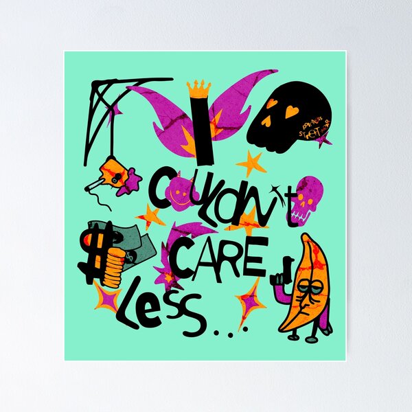 Item preview, I couldn't care less designed and sold by theWeppen.