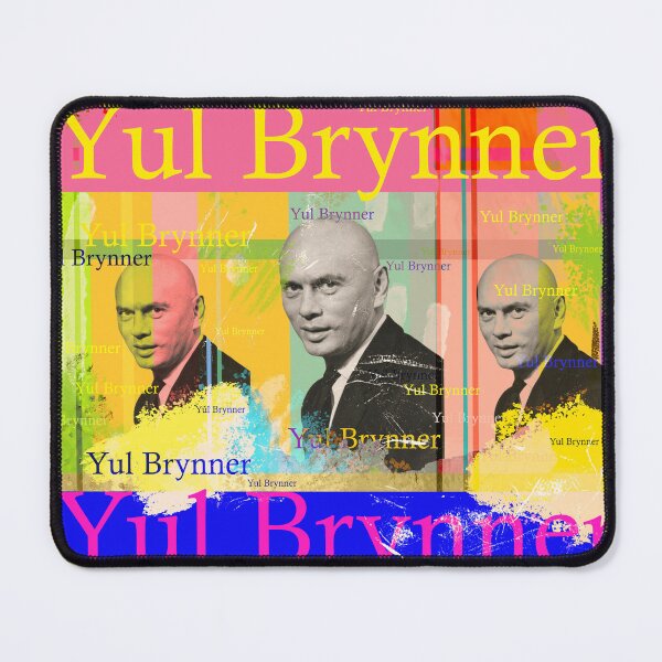 Item preview, Yul Brynner portrait, famous Hollywood actor designed and sold by Mauswohn.