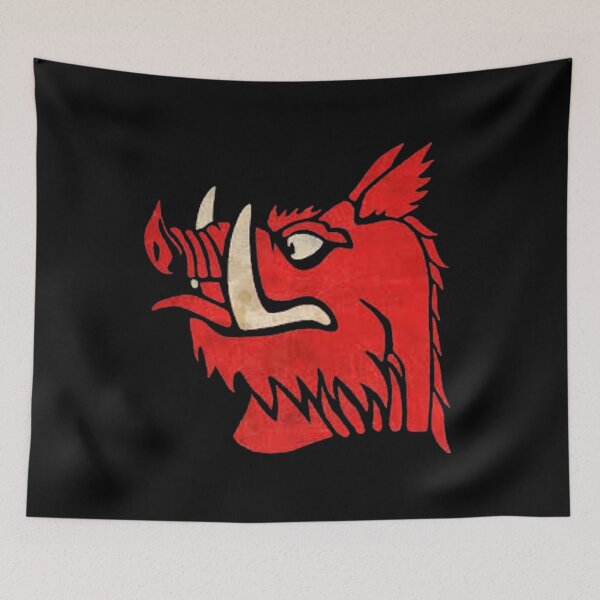 Item preview, Red Boar - Sigil of the Black Knight designed and sold by Corinne Alexa Jackson.