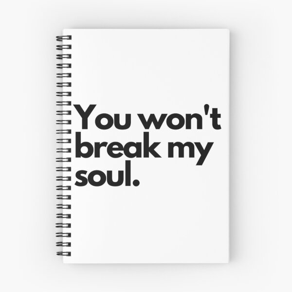 Item preview, You won_t break my soul  designed and sold by BokharaVintage.