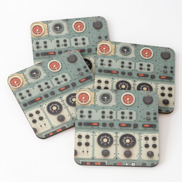 Item preview, Vintage HiFi Control Panel -  Seamless designed and sold by GalacticLabs.